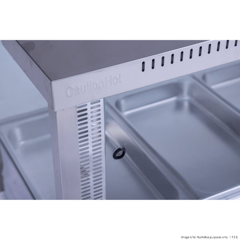 Bonvue Angled Countertop Wet and Dry Bain Marie BM14TC