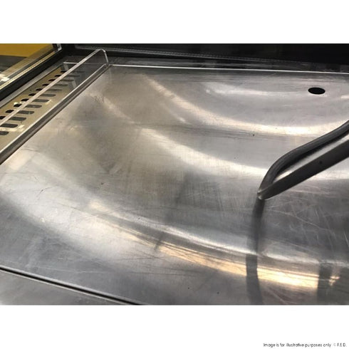 2NDs: Bonvue Black Trim Square Glass Cake Display 2 Shelves SSU90-2XB-NSW1846