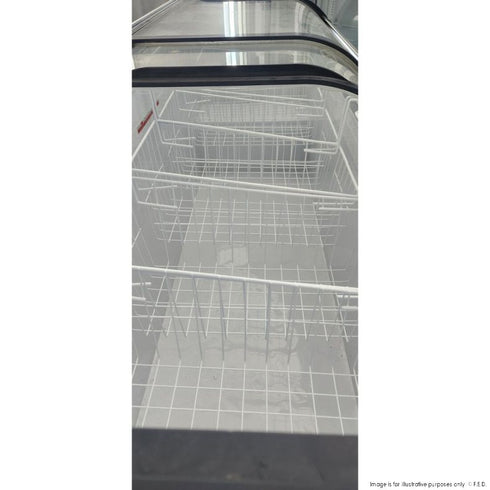 2NDs: Thermaster two glass sliding lids chest freezer with castors - ST545-QLD237