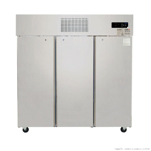 Thermaster Three Door SS Upright Display Freezer - SUF1500