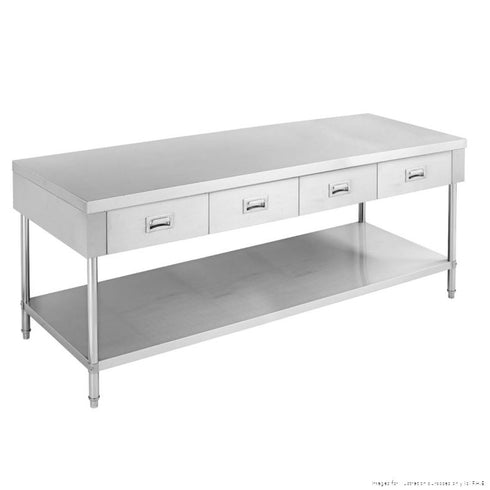 Work Bench with 4 Drawers and Undershelf - SWBD-6-1800