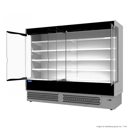 Tecnodom Vulcano Supermarket 4 Door Open Display - TDVB80-CA-250
