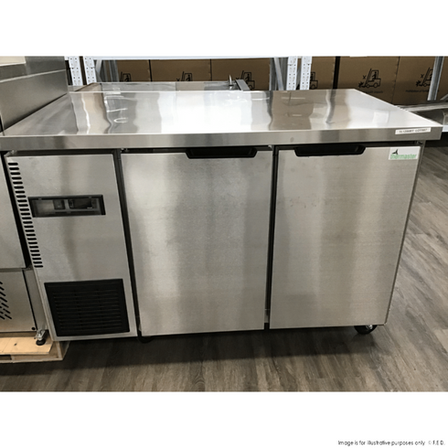 2NDs: Thermaster Stainless Steel Double Door Workbench Freezer - TL1200BT-VIC887
