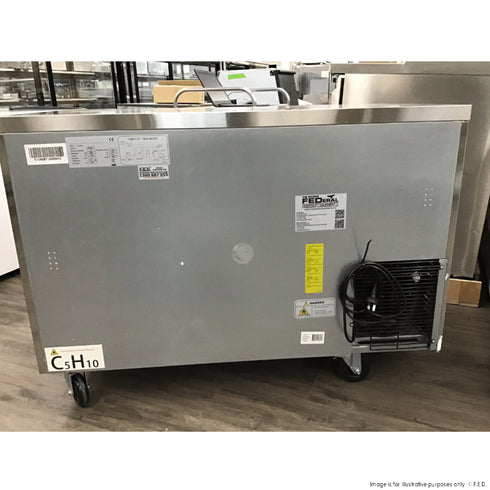 2NDs: Thermaster Stainless Steel Double Door Workbench Freezer - TL1200BT-VIC887