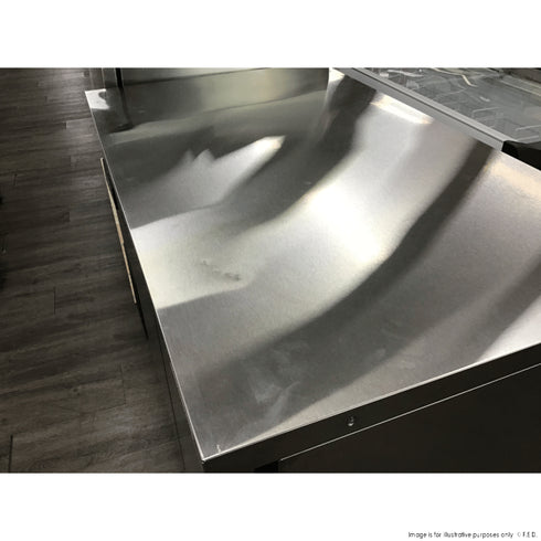 2NDs: Thermaster Stainless Steel Double Door Workbench Freezer - TL1200BT-VIC887