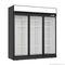 2NDs: Thermaster Black Upright Three Glass Door Freezer - LG-1563DF-NSW2183