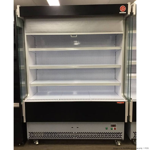 Ex-Showroom: Tecnodom Open Chiller with 4 Shelves - TDVC80-CA-150-VIC955