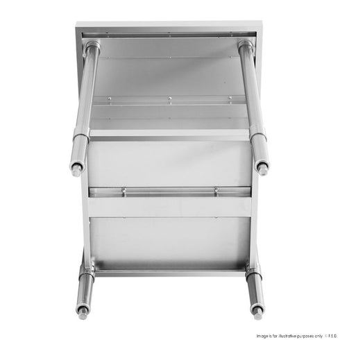 FED Stainless Steel Workbench Infill with Splashback - WBB7-0300/A