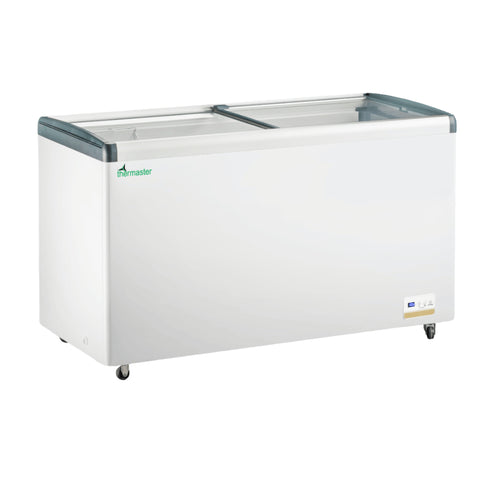 Thermaster 456L Chest Freezer with Flat Glass Sliding Lids - WD456G