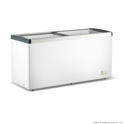 2NDs: Thermaster 516L Chest Freezer with Flat Glass Sliding Lids - WD516G-VIC6051
