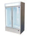 Atosa Double Glass Door Mounted Fridge White - P1000WB-W