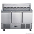 2NDs: FED-X Three Door Salad Prep Fridge with Marble Top - XGNS1300E-NSW2084