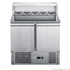 FED-X Two Door Salad Prep Fridge with Marble Top - XGNS900E