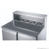 FED-X Two Door Salad Prep Fridge with Marble Top - XGNS900E