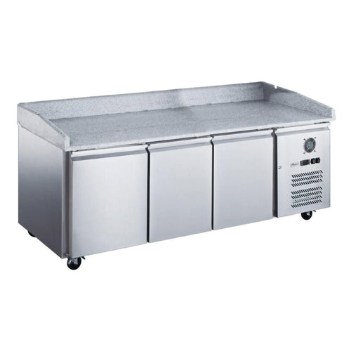 FED-X 2 Door 7 Drawer Marble Top Pizza Make-Up Bench 2020mm - XPZ3600TND