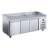 FED-X 2 Door 7 Drawer Marble Top Pizza Make-Up Bench 2020mm - XPZ3600TND