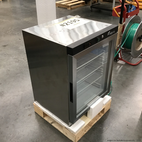 2NDs: FED-X 130L Bar Cooler Glass Door - XR200SG-NSW2195