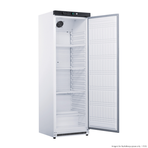 FED-X 350L S/S Single Solid Door Fridge - XR400SS