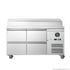 FED-X S/S Four Drawer Sandwich Counter - XSS7C13S2V-4D