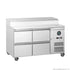 FED-X S/S Four Drawer Sandwich Counter - XSS7C13S2V-4D