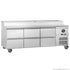 FED-X Six Drawer Salad Prep Fridge - XSS7C18S3V-6D