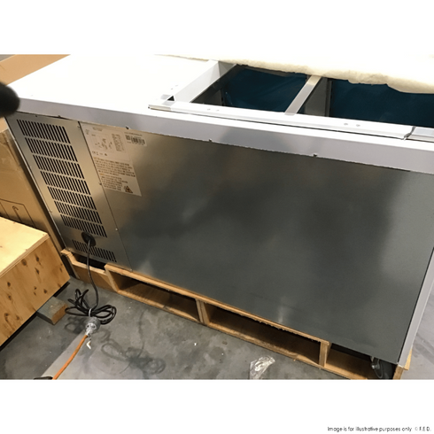 2NDs: Thermaster Two Door Salad Prep Fridge with Curve Glass Top - XTHP2100SALGC-NSW1992