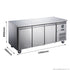 FED-X S/S Three Door Bench Fridge - XUB7C18S3V