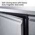 FED-X S/S Three Door Bench Fridge - XUB7C18S3V