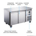 FED-X S/S Two Door Bench Fridge - XUB6C13S2V