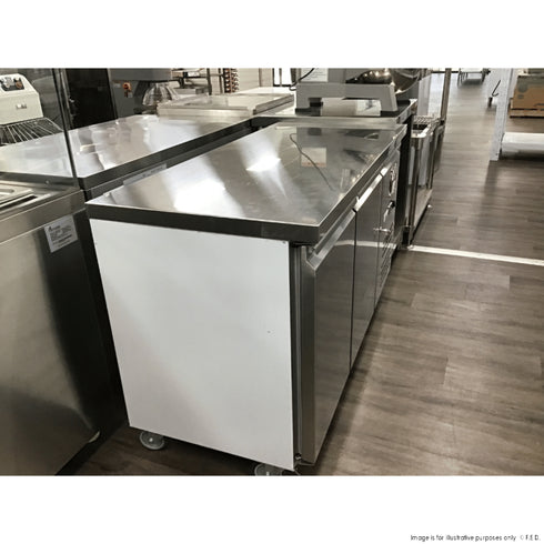 2NDs: FED-X S/S Two Door Bench Fridge - XUB6C13S2V-VIC908