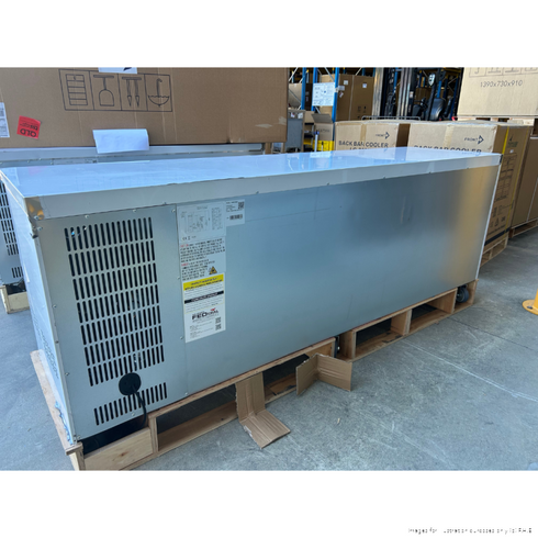 Ex-Showroom: FED-X S/S Four Door Bench Fridge - XUB6C22S4V-QLD120