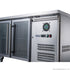 FED-X Two Glass Door Bench Fridge - XUB7C13G2V