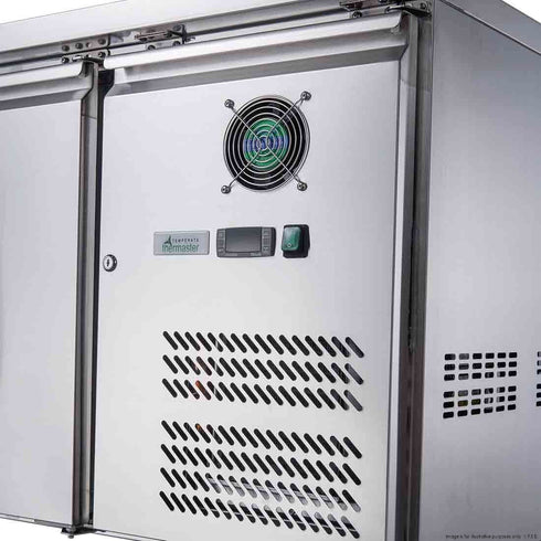 FED-X S/S Four-Door Bench Fridge - XUB7C22S4V