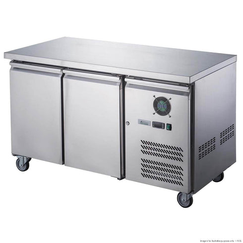 FED-X S/S Two Door Bench Freezer - XUB6F13S2V