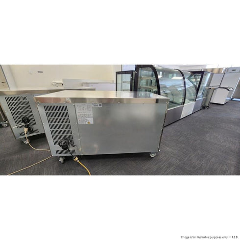 2NDs: FED-X S/S Two Door Bench Fridge XUB7C13S2V-QLD248