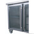 FED-X Three Glass Door Bench Fridge - XUB7C18G3V