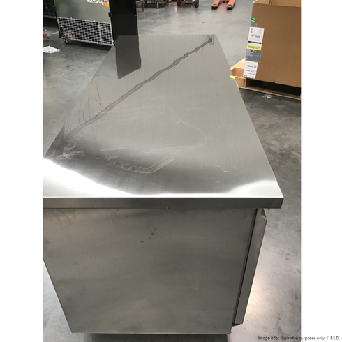 2NDs: FED-X S/S Three Door Bench Fridge - XUB7C18S3V-NSW2174