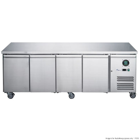 Ex-Showroom: FED-X S/S Four Door Bench Fridge - XUB7C22S4V-NSW2165