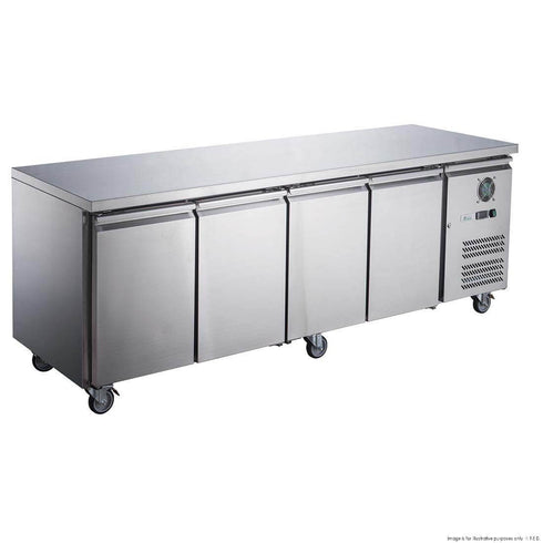 FED-X S/S Four-Door Bench Fridge - XUB7C22S4V