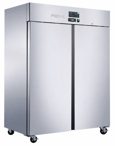 FED-X Press Liner Double Door Upright Freezer with Wi-Fi Controller - XUPF1400