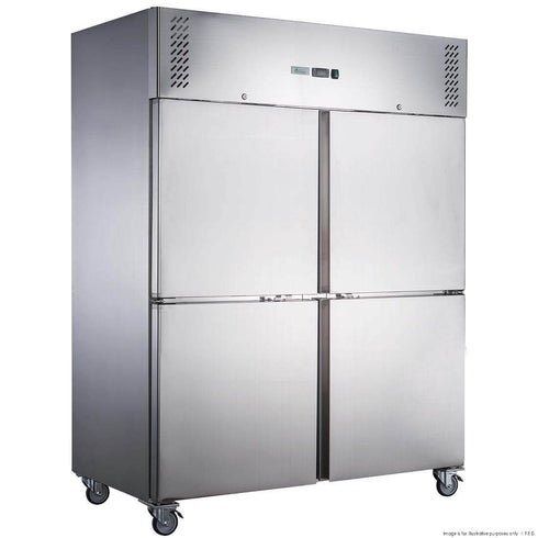 FED-X S/S Four-Door Upright Fridge - XURC1200S2V