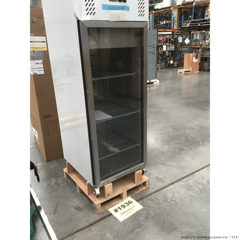 2NDs: FED-X S/S Full Glass Door Upright Fridge - XURC600G1V-NSW1936