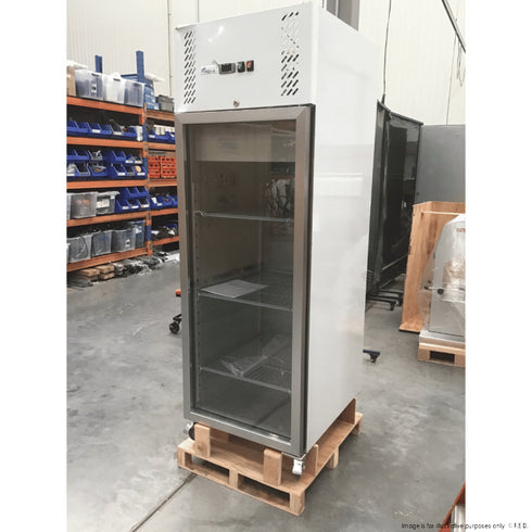 2NDs: FED-X S/S Full Glass Door Upright Fridge - XURC600G1V-NSW1936