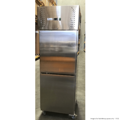 2NDs: FED-X S/S Two Door Upright Fridge - XURC600S1V-QLD338