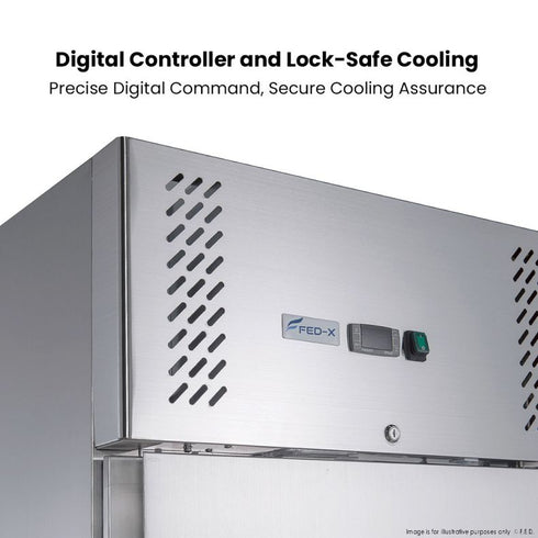 FED-X S/S Single Door Upright Freezer - XURF600SFV
