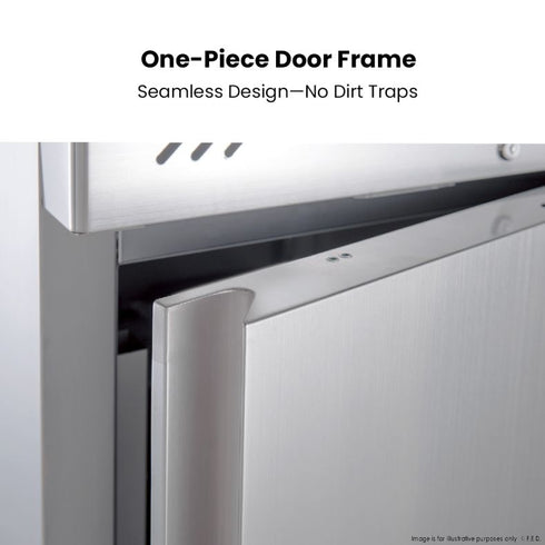 FED-X S/S Single Door Upright Freezer - XURF600SFV