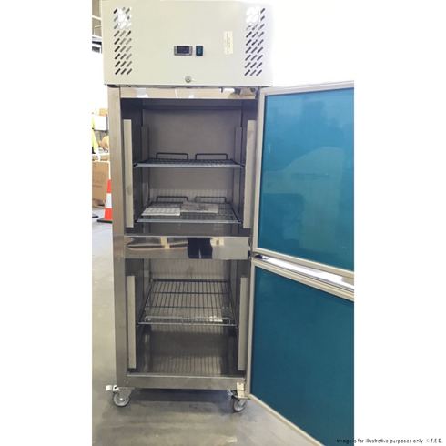 2NDs: FED-X S/S Two Door Upright Fridge - XURC650S1V-QLD341