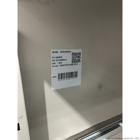 2NDs: FED-X S/S Two Door Upright Fridge - XURC650S1V-QLD341