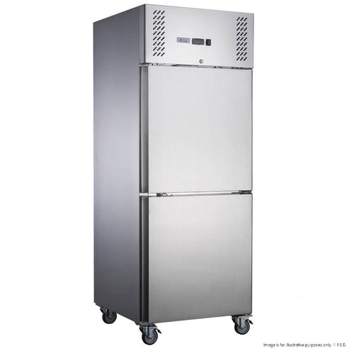 2NDs: FED-X S/S Two Door Upright Fridge - XURC650S1V-QLD341