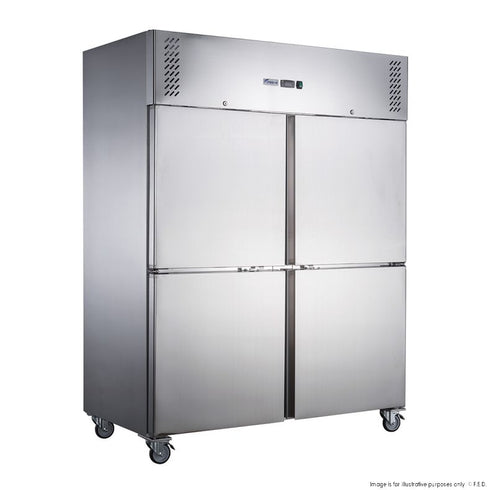 FED-X S/S Four Door Upright Freezer - XURF1410S2V